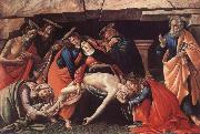 Lamentation over the Dead Christ with Saints Botticelli